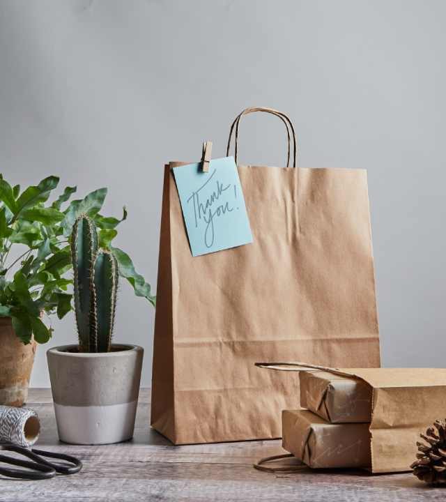 Sacchetti Di Carta Marrone Alimentari 14x28 Cm - Confezione Da 2 Kg Per Pane, Pizze, Dolci - Ideali Per Attività Commerciali