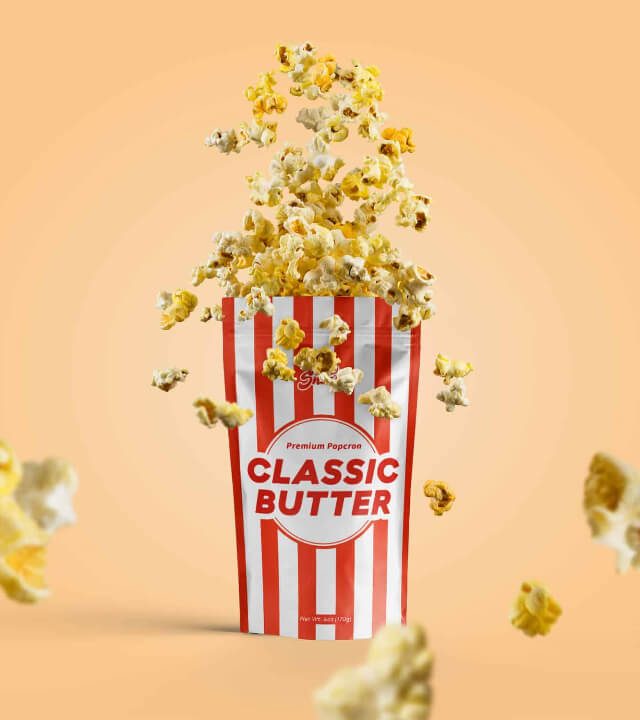 popcornposer i løs vægt - fremstillingsproces af høj kvalitet