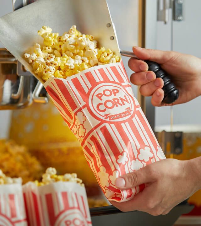 sacchetti per popcorn sfusi - resistenti agli strappi